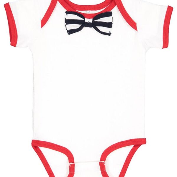 Baby Rib Infant Bow Tie Bodysuit Thumbnail